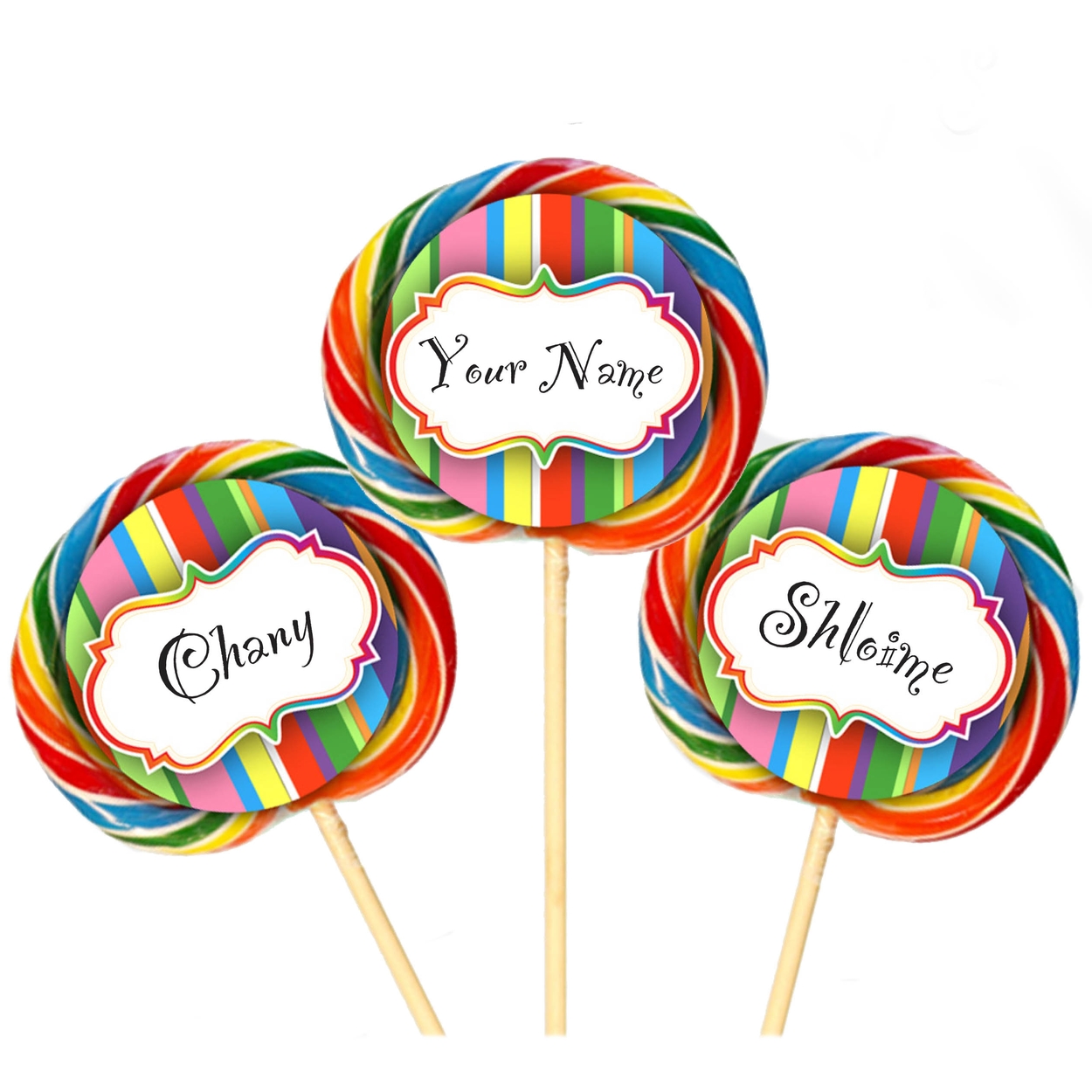 Custom Rainbow Lollipops • Lollipops And Suckers • Bulk Candy • Oh Nuts®